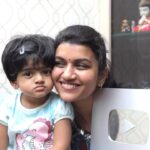 Sridevi Ashok Instagram - Thank you all for your love and support to Sridevi & Sitara Youtube Channel . I would like share this with all of you who is supporting us . And this would be a great memory for @sitara_chintala when she grew up and understand the love and support she has ❤️🥰 #srideviashok #silverplaybutton #silverbutton #youtube #sridevi&Sitara #100kfollowers #100ksubscribers