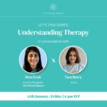 Tara Alisha Berry Instagram - Have you ever wondered how to figure out if you need therapy ? Or what the first steps would be if you did want to start therapy ? I will be going live with therapist Riea Enok from @themoodspace to answer these questions and more. Join us tomorrow (Friday, 27th January) at 6pm IST on Instagram. -------------- About Riea Enok: Riea adopts a client-centered, eclectic approach in her therapy sessions and incorporates a trauma-informed lens in her work. She has experience working with a diverse population in hospital, community, and telemental health settings. As a therapist at The Mood Space she has worked with clients dealing with a wide range of mental health concerns including stress, anxiety, depression, self-esteem issues, addiction, emotional disturbances, interpersonal and family difficulties (among others).