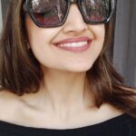 Tara Alisha Berry Instagram - In love with these sunglasses from @fabiobiancoeyewear !! @iyer.aarti #fabiobiancoeyewear #sunglasses