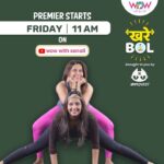 Tejashree Pradhan Instagram - Don’t forget to watch #kharebol tomorrow on #wowwithsonali With the gorgeous, talented & most loved @tejashripradhan ♥️♥️♥️ Title sponsor @fngr.fashion Gift hampers @houseofchuzzles Location @creedculturegym Channel managed by @dreamers_pr #getstarted #fitnessjourney #tejashreepradhan #sonalikhare #marathiactress