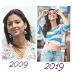 Tejashree Pradhan Instagram – #10yearchallenge 
Isn’t it funny .. Day by day nothing changes but when u look back everything seems different 😇😇 #blessedme #HappyLife