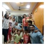 Tejashree Pradhan Instagram - ❤️Family❤️ Saturday nights be like this.... #HappyLife