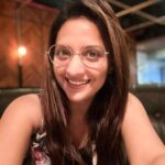 Tejashree Pradhan Instagram – Evening vibes 💜🧡 #happylife