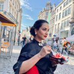 Tia Bajpai Instagram - Having Belgium Waffles in Belgium 🇧🇪 Cliché little things…