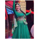 Vaidehi Parashurami Instagram - 💚💙💚 #navratrispecial #happynavratri #festiveseason #coloursoflife #peacockgreen