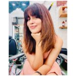 Vaidehi Parashurami Instagram - Anime feels!? #throwbackthursday #fringe #animefeels #missmyfringe #haircut #haircolor #experiment #always