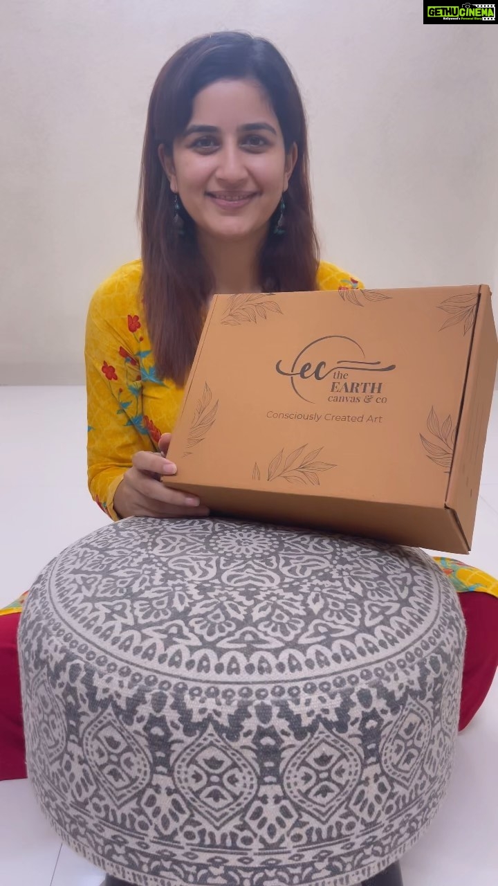 Vaidehi Parashurami Instagram - I’m ready and super excited with @theearthcanvasandco ‘s DIY Ganpati Kit! Visit @theearthcanvasandco for further information and quickly grab your own DIY kit and celebrate this festival this year in an eco friendly way!