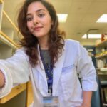 Vidhya Instagram - Hello 🙋‍♀️🤍 #lablife #lovescience