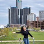 Vidhya Instagram - Weekend at Detroit 🌷 #michigan #detroit Detroit, Michigan