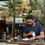 Vikram Prabhu Instagram – ☕️Coffee Mornings ⭐️ 
#Coffee 🫶