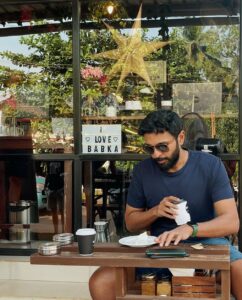 Vikram Prabhu Instagram - ☕️Coffee Mornings ⭐️ 
#Coffee 🫶