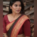 Aadhirai Soundarajan Instagram - Happy Pongal All🍁 Team❣ Saree : @studioraga.in Photography : @sat_narain @shotsbyuv @the.portrait.culture MUA : @hairtales.by.punithavathy #happypongal #pongal #aadhiraisoundararajan #casuallook #saree #sareelove #sareelook #festival #homely #homelygirl #girl #love #traditional #traditionalwear #cute #chennai #besantnagar #beach #kollywoodcinema #actorslife #tamilcinema #happy Chennai, India