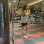 Aakanksha Singh Instagram - The Heel walk 😅 ..my legs,my booty everything is paining post that easy looking work out 🤣 it looked so funny Coach and cameraman @thecoach_unwaveringlyfit #heelwalk #heel #fitness #workoutmotivation #workoutvideos #aakankshasingh