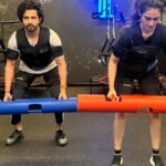 Aakanksha Singh Instagram - Partners in everything ♥️ #workoutmotivation #ems #emstraining #aakankshasingh #fitindia #fitness #healthymindhealthybody