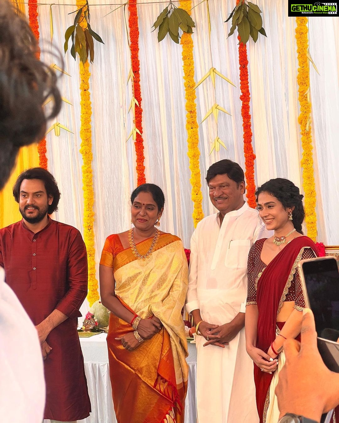 Aakanksha Singh Instagram - And here it is ♥️ My next.. #shashtipoorthi a maestro Ilayaraaja’s musical ♥️ 31.03.2023 Muhurat,we performed a small pooja at #ilayaraja Garu’s studio in chennai,excitement gets double as we start this journey with actors like Rajendra Prasad sir, @rupesh_actor ,Archana mam. Bringing Back the joy of watching a family drama with this beautiful story by the Captain of our ship Pavan Prabha & Can’t wait to mesmerise you with the beauty and grandeur of #thottatharani sir’s work. @maaaaiofficial It’s an honour to join a team like this. Looking forward ♥️ Shower Us with your blessing and love 🙏🏻 #filmingsoon #telugucinema