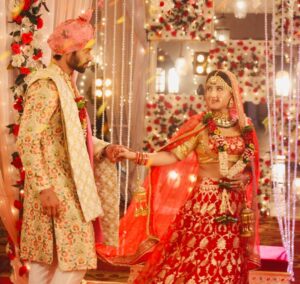 Aalisha Panwar Instagram - Keep Watching .., ❤️ #NathKrishnaAurGauriKiKahani #Gaureet  #Gauri #Jeet #staytuned