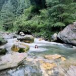 Aanchal Khurana Instagram - Hota hai jo hona hai, guzra toh yeh pal fir yeh na aayega 💚 . . . . . . . . . . . . . . . . . . . #trending #trendingaudio #song #jibhiwaterfall #aajfirjeenekitammanahai #mountains #mountainlife #pahadilife #jibhi #shoja #himachalpradesh #manali #delhigirl #travel #travelblogger #reelitfeelit #reelkarofeelkaro #aanchalkhurana #likeforshare #monsoon #viralreels