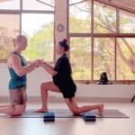 Aashka Goradia Instagram - Prenatal Yoga It helps the mom to be and the baby - happy mom, happy baby. Conscious Movement in and through out pregnancy is important unless you have any complication or advised rest by a medical professional. . . I have watched my husband train other women with care and intense awareness. I used to wonder when would it be my turn and here it is, under my dear husband and my teacher @ibrentgoble ‘s guidance - I have been able to grow and transform a lot over the years. In this beautiful stage of pregnancy - I am thankful for all that my husband has to teach. He keeps me aware of my practice - on and off the mat. Pregnant ladies - unless you are a practitioner or a teacher yourself, please do prenatal yoga under guidance. I am most intuitive right now, same for other expectants. Breathe - Focus ♥️ . . . . . . . . . . . . . #17weekspregnant #week17 #prenatal #prenatalyoga #prenatalfitness #prenatalworkout #pregnancy #momtobe
