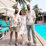 Aashka Goradia Instagram - Tripling with the mains 🤍 . . . . . . . . . #partners #belike