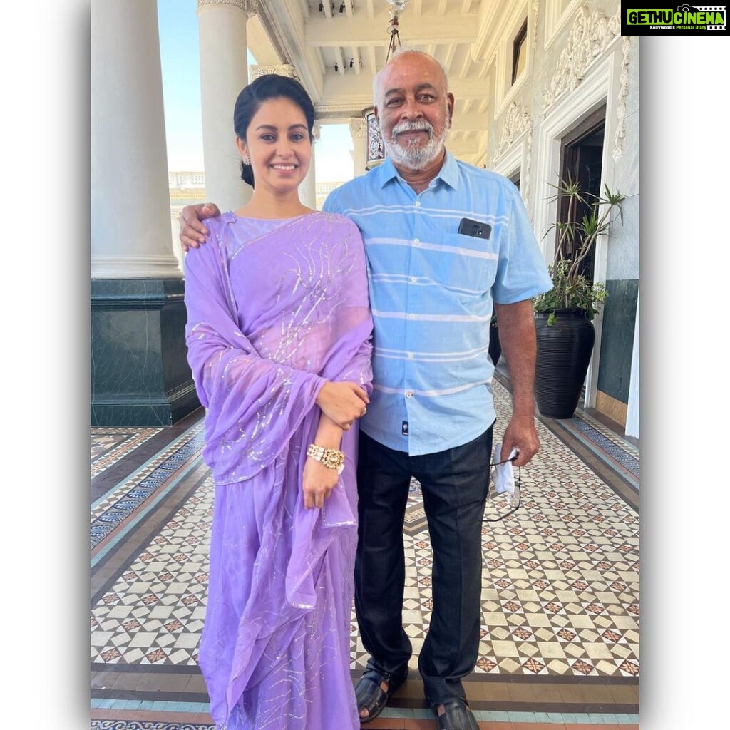 Abhinaya Instagram - I'm blessed to have a loving father. Being his birthday, thought of sharing my happiness. He's been a big support from the time i was born, till today. We fight with each other but nothing is done without his help ❤❤❤ #lovedaddy