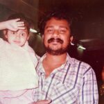Abhinaya Instagram - When I was a kid, everybody use to come to me and wish good morning and good night in sign language... In this pic, I was with mama and even he wished me. Even now I feel the same like wishing. #goodolddays #memories