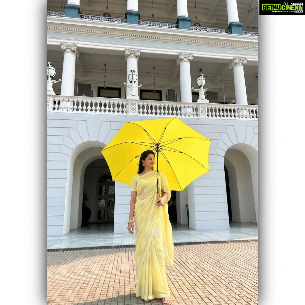 Abhinaya Instagram - #sitaramam Taj Falaknuma Palace