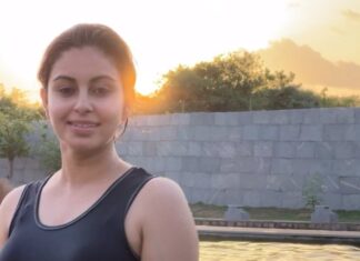 Abhinaya Instagram - #hampi 🏊‍♀️ 🏊‍♀️ 🏊‍♀️