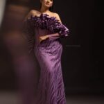 Aditi Ravi Instagram - 😈😈😈 📸 @arun_payyadimeethal 💄& 💁🏻‍♀️ @sreegeshvasan_makeupartist 👗 @damanz.designs #😈 #feltflower