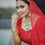 Aditi Ravi Instagram - ❤️ ❤️ ❤️ Photography - @nostalgiaevents.in Costume - @kahani_stories_in_thread MUAH - @merins_remyamerin Jewellery- @meralda.jewels Location - @portmuziriskochi #red #instagram