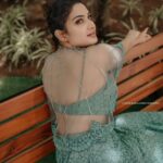 Aditi Ravi Instagram - Piscean 🐠 📸 : @jishnumurali_ 💄: @_arya_jithins_makeover Hair : @makeovers_by_anjaly 👗 : @tiana_designers VC : @joseph_seby__ Retouching : @abhishek__asokan @maliekal.heritance.cherai