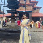 Aditi Ravi Instagram – Happy Vishu to all of you🌼

Jewellry @varuthri_findings 

#vishu #2023