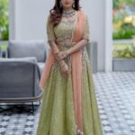 Aditi Ravi Instagram - lehja lehja dil lehja lehja 🎶… Photography - @nostalgiaevents.in Costume - @kahani_stories_in_thread MUAH - @merins_remyamerin Jewellery- @meralda.jewels Location - @portmuziriskochi #lehnga #smile #instagood