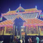 Aditi Ravi Instagram - #ulsavamvibes ❤️ #afteralongtime 😍 Arattupuzha Sree Sastha Temple