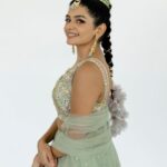 Aditi Shankar Instagram - Crazy but Desi ✨ . . . . . . . . . . . . . Styled by: @dr.vinothinipandian 💄: @artistrybyfathi 📸: @kiransaphotography Accessories: @evesspatikas Flowers: @the_bridal_store_chennai