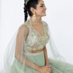 Aditi Shankar Instagram - Crazy but Desi ✨ . . . . . . . . . . . . . Styled by: @dr.vinothinipandian 💄: @artistrybyfathi 📸: @kiransaphotography Accessories: @evesspatikas Flowers: @the_bridal_store_chennai