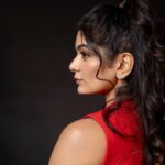 Aditi Shankar Instagram - If you’re sad , add more lipstick and attack 😄♥️🫶 . . . . . . . . . . . . . . . . Styled by : @anuvardhan 💄: @pinkylohar 📸: @kiransaphotography