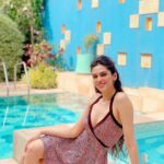 Aditi Vats Instagram – Sunshine 
Poolside
Downtime 🌸🌸🌸