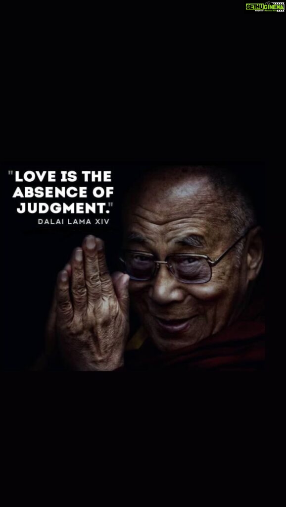 Aftab Shivdasani Instagram - ‘Love is the absence of judgement’. - Dalai Lama XIV. Watch the entire video & see the truth for what it really is & not some propaganda. #istandwithdalailama ❤️☮️