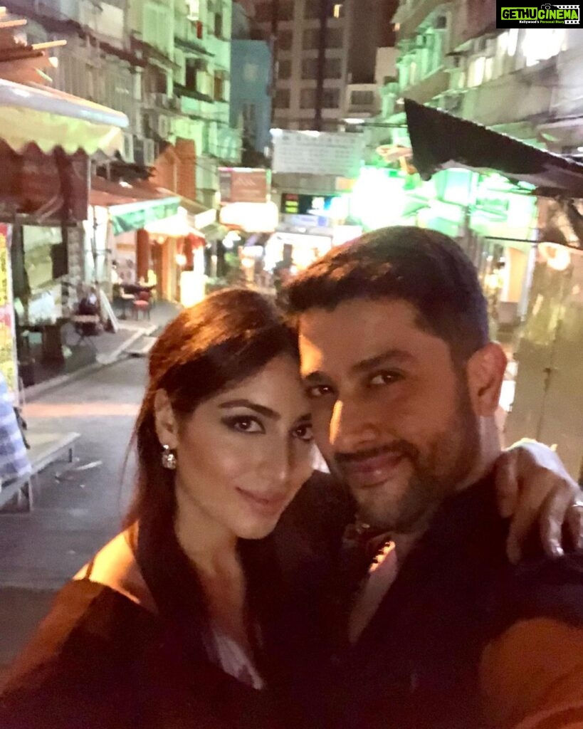 Aftab Shivdasani Instagram - ‘You gave my heart a home.’ Happy Anniversary my beloved. I love you. ❤️✨🧿🏠💘 Hong Kong