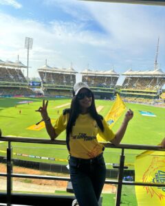 Aishwarya Dutta Instagram - Always a Csk fan 💛💛💛💛💛💛
