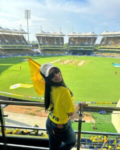 Aishwarya Dutta Instagram - Always a Csk fan 💛💛💛💛💛💛