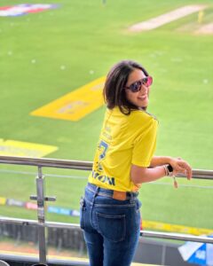 Aishwarya Dutta Instagram - Always a Csk fan 💛💛💛💛💛💛