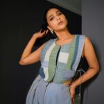 Aishwarya Lekshmi Instagram - 🐳🩵 Outfit : @s.w.g.t Heels : @charleskeithofficial @elsolstrategicconsultants Team Styling : @styledbysmiji Makeup and Hair : @samson_lei Pictures : @merin__georg