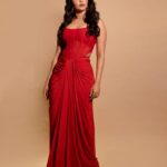 Aishwarya Lekshmi Instagram - 🦩 @deme_love_ . @misho_designs . @dhanyaraghavan