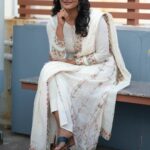 Aishwarya Rajesh Instagram - Believe in yourself . You are enough ❤️❤️ Outfit @rehanabasheerofficial Makup @ananthmakeup Hair @sharmilahairstylist Photography @cyril_eanastein
