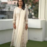 Aishwarya Rajesh Instagram - Believe in yourself . You are enough ❤️❤️ Outfit @rehanabasheerofficial Makup @ananthmakeup Hair @sharmilahairstylist Photography @cyril_eanastein
