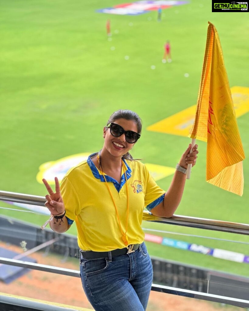 Aishwarya Rajesh Instagram - Watta match 😍 CSK ❤️ Will be bak stronger ❤️