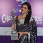 Aishwarya Rajesh Instagram – Thank u @ottplayapp for honouring me 
#ottplaychangemakersawards for #Suzhal 
Thanks to my entire team #Nandhini is always special ❤️❤️❤️ Special thanks to my directors @pushkar.gayatri @brammaofficial @anucharan.m n team @amazonprime