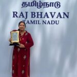 Aishwarya Rajesh Instagram - As a daughter, this will be a moment that I will cherish for life! This memento, which was presented to my mother #Nagamani as a recognition of her sacrifice and her contribution in bringing out my excellence in acting, by none other than the honourable Tamil Nadu Governor RN Ravi on the occasion of Mothers' Day today at the @rajbhavan_tn will be among my most treasured trophies! I wholeheartedly thank the honourable governor for this recognition!