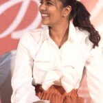 Aishwarya Rajesh Instagram – Life will hit u left Right and center … Nothing beats a great smile 😃 At Theera Kadal Press meet 
Thanks to @johnferriphotography for this beautiful edit ❤️